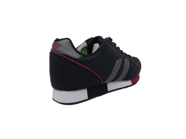 Lescon Boston 5 Erkek Siyah Bağcıklı Sneakers Spor Ayakkabı - 5
