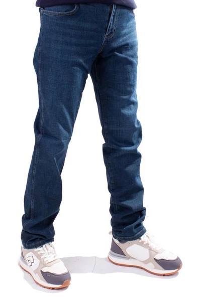 Twister Vegas 132-278 Mavi Yüksek Bel Rahat Paça Erkek Jeans Pantolon