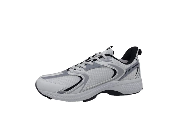 Lescon Orıon Unisex Beyaz Bağcıklı Yürüyüş Koşu Spor Ayakkabı - Resim 3
