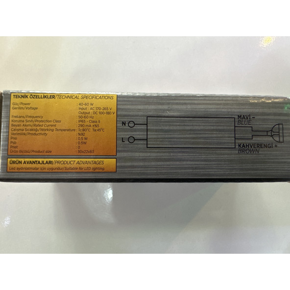 Ct-2587 led drıver 40-60 wat - 2