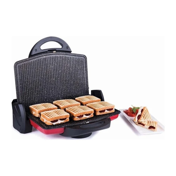 Stilevs Tostzade Granit Tm-060 Izgaralı Tost Makinesi Siyah - 3
