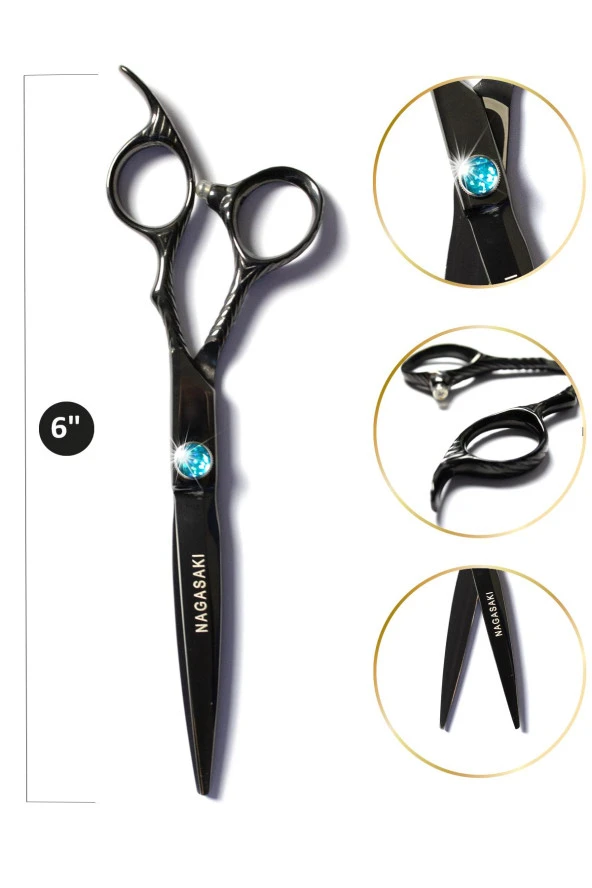 Nagasaki Profesyonel Berber Kuaför Kesim Makası 6" (inç) No 71