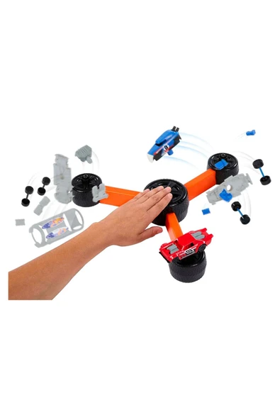 HOT WHEELS Build N Slam Kutu Oyunu, 5 yaş ve üzeri, HLX91 - Resim 4