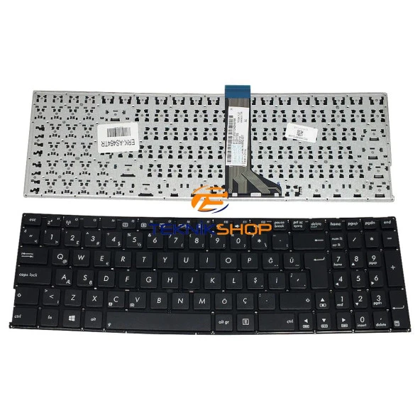 Asus X554LJ-XO769D Notebook Klavyesi, Laptop Tuş Takımı (Siyah TR)