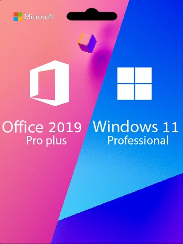 Office 2019 Pro Plus + (Windows 11 Pro Lisans Hediyeli)