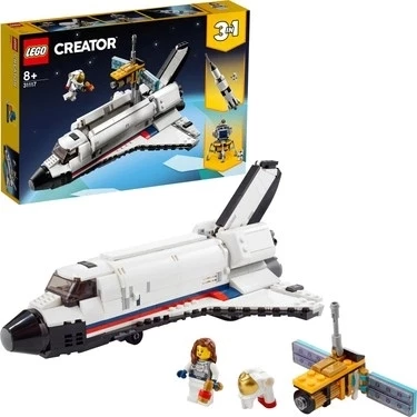 LEGO® Creator Uzay Mekiği 31134 - 6 Yaş ve Üzeri Çocuklar için Astronot ve Uzay Gemisi Modelleri İçeren Yaratıcı Oyuncak