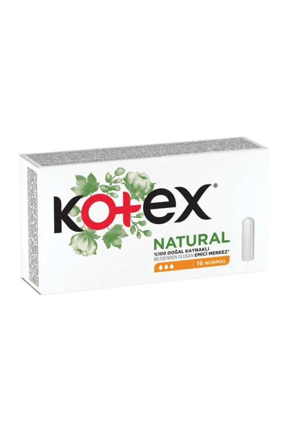 Kotex Tampon Natural Normal 16'lı