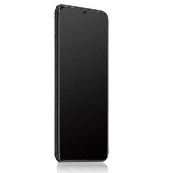 KNY Samsung Galaxy A05S İçin Esnek Parmak İzi Yapmayan Mat Seramik Ekran Koruyucu Siyah