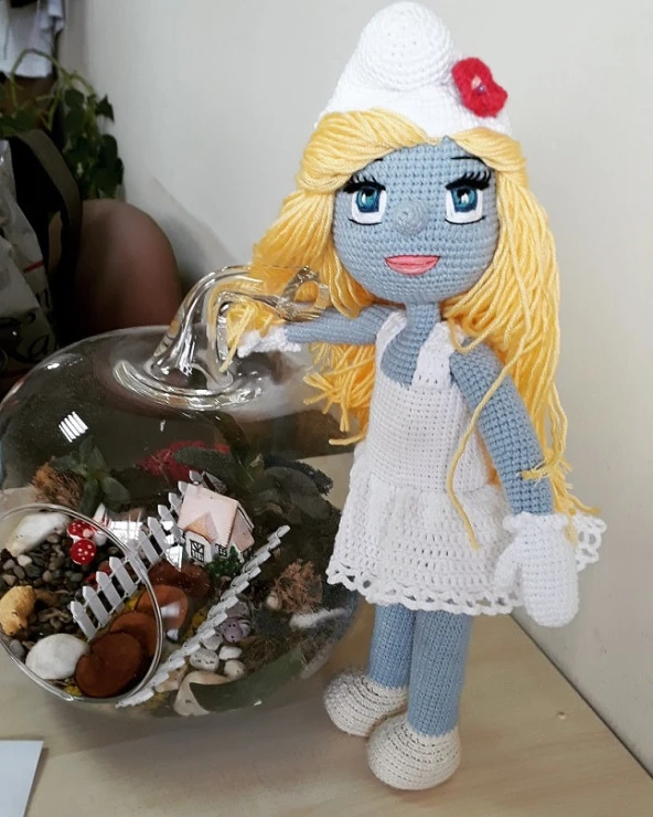 Şirine Amigurumi Organik Oyuncak - 1