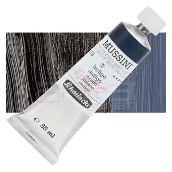 Mussini 35ml Yağlı Boya Seri:2 No:478 Indigo ürün görseli 1