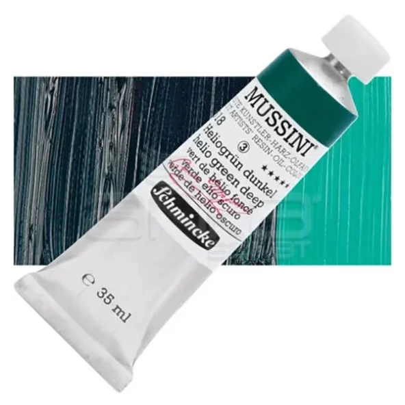 Mussini 35ml Yağlı Boya Seri:3 No:518 Helio Green Deep