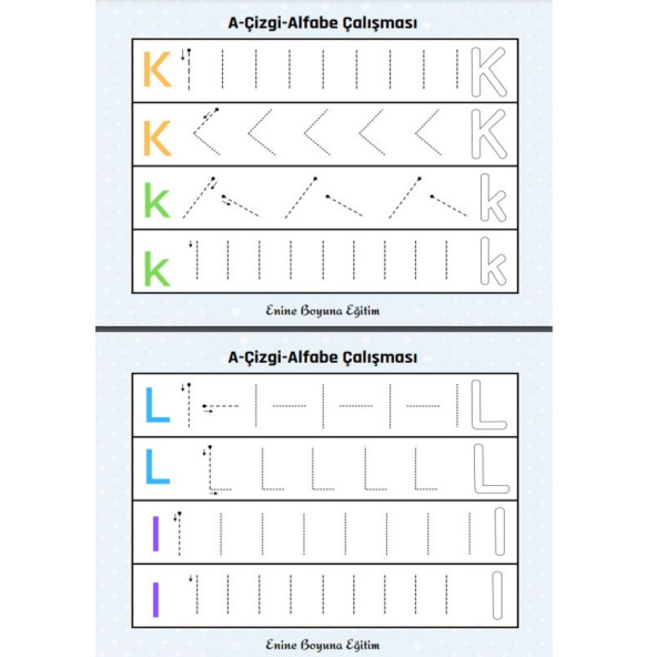 Çizgi-Alfabe YAZ-SİL Kitabı (Okul Öncesi ve Birinci Sınıflar İçin) - Resim 5