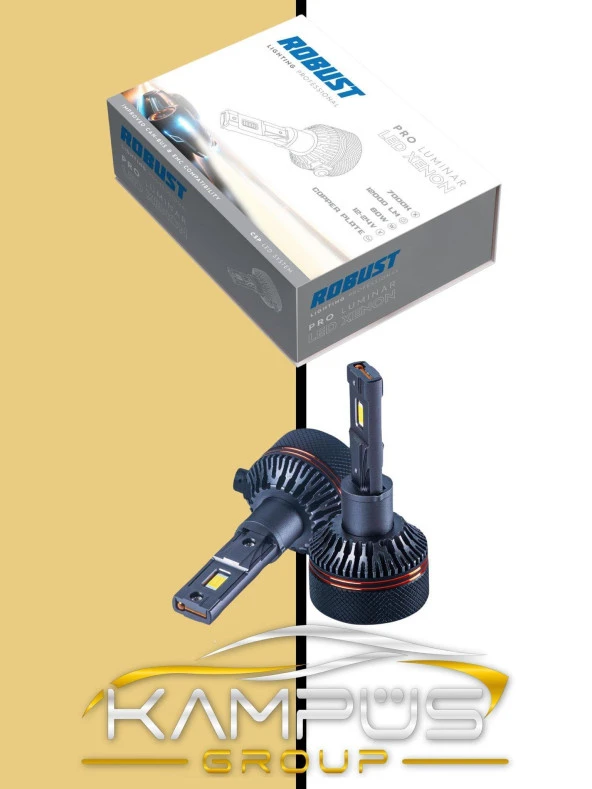 12.000 LÜMEN PRO LUMİNAR H3 LED AMPÜL