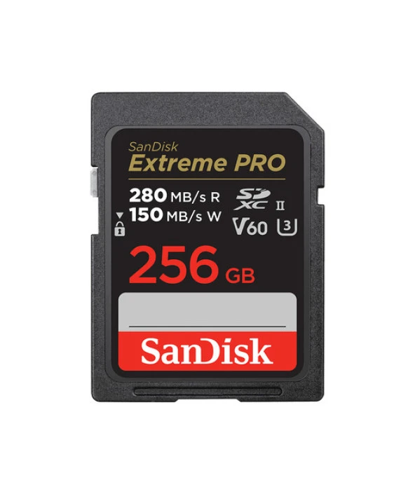 SanDisk Extreme PRO 256GB V60 SD cards