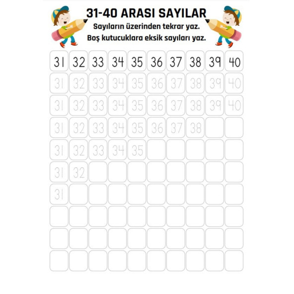 Rakam-Sayı Çalışmaları YAZ-SİL Kitabı - 3
