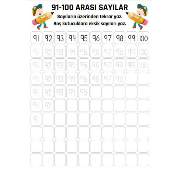 Rakam-Sayı Çalışmaları YAZ-SİL Kitabı - 4