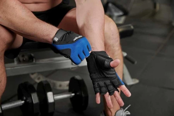 Harbinger Training Grip 2.0 Unisex Mavi Ağırlık Eldiveni - 8
