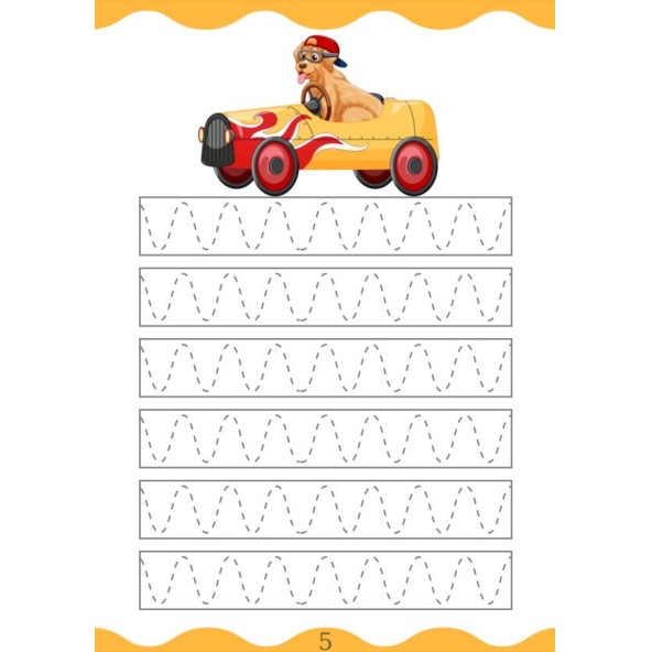 Okul Öncesi Çizgi Alfabe Sayı Şekil YAZ-SİL Kitabı - 2