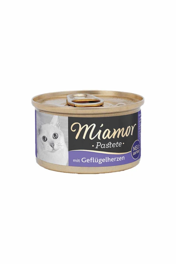 Miamor Pastete Yürekli Kedi Konserve Maması 85 Gr