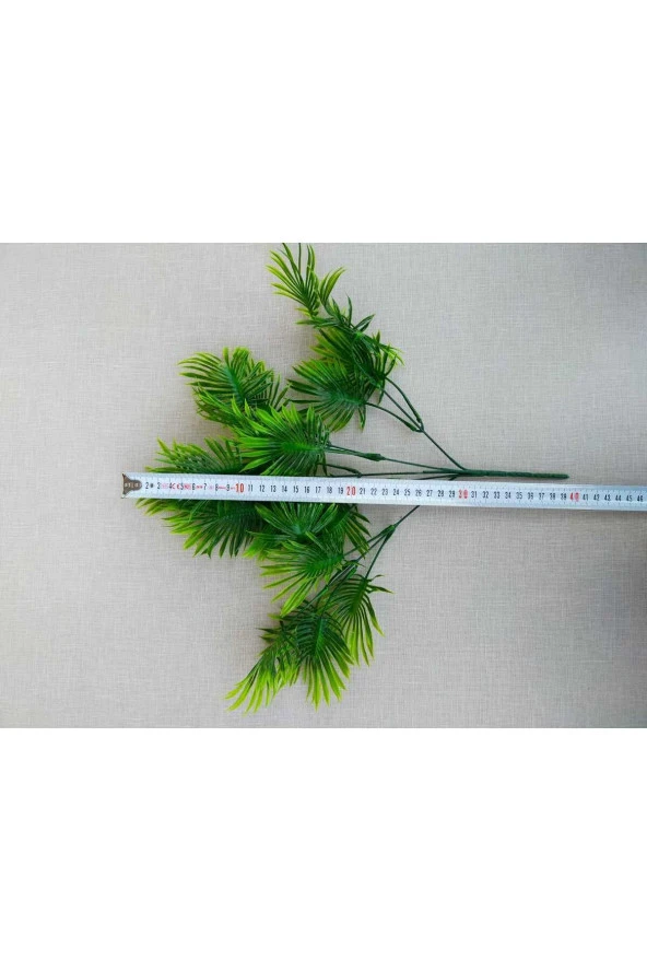 5 Dal Tropikal Yapay Bitki 40 cm - 3