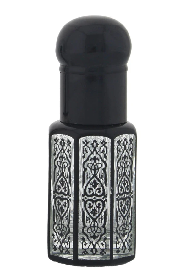 Parfüm Esans Cam Şişesi Black Boş Esans Şişesi 3 Ml. Premium A110-3ML-3