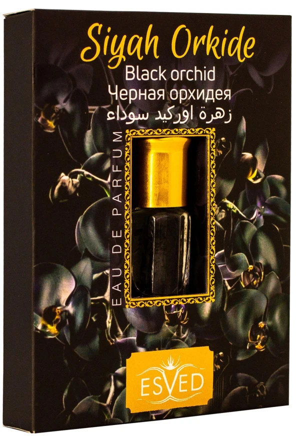 Siyah Orkide Kokusu Parfüm Esansı Alkolsüz Esans 3Ml.