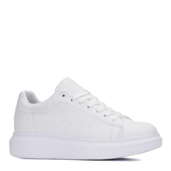 BEST OF B150 Beyaz Kalın Tabanlı Günlük Erkek Sneaker Ayakkabı