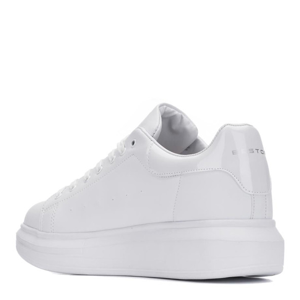 BEST OF B150 Beyaz Kalın Tabanlı Günlük Erkek Sneaker Ayakkabı - 3
