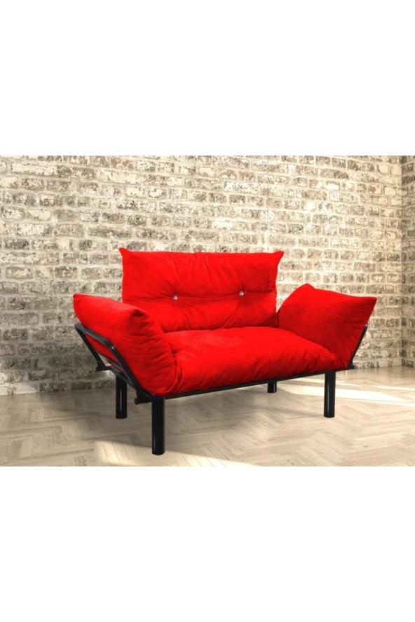Evdemo Ada İkili Koltuk Kırmızı