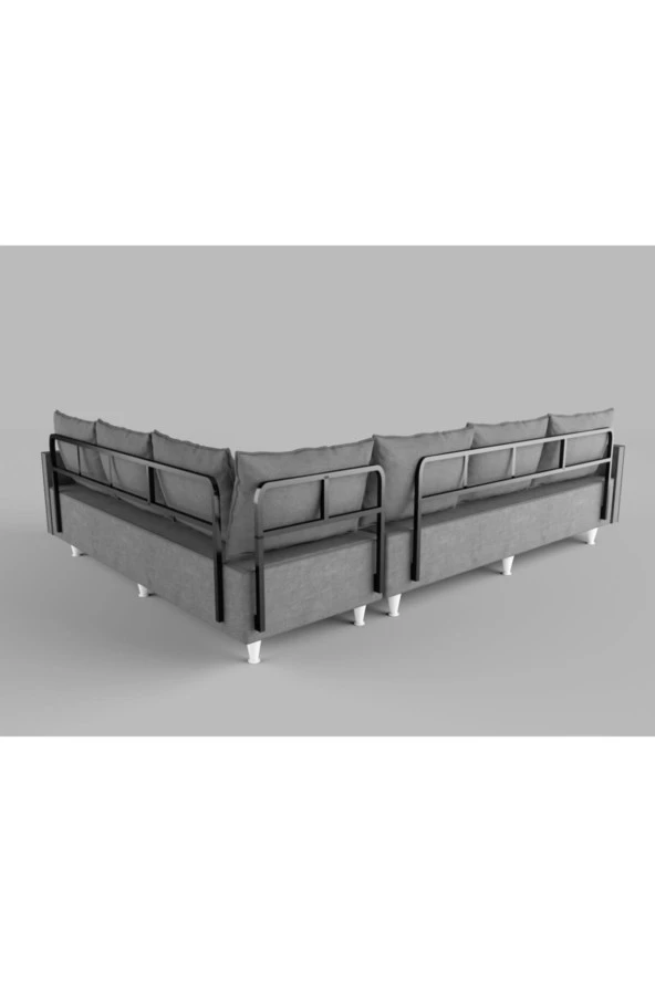 Evdemo  Buket Köşe Koltuk Takımı Mürdüm - 2