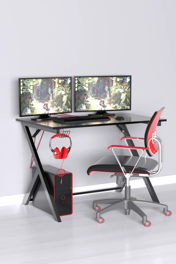 Evdemo Milenyum Profosyonel Oyuncu Masası Siyah