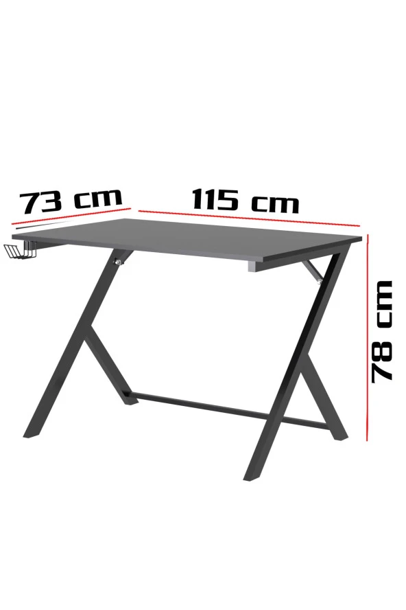 Evdemo Milenyum Profosyonel Oyuncu Masası Siyah - 2