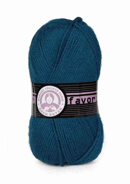 Ören Bayan Favori Örgü İpi - Petrol Mavi - 1 Adet - ( Renk Kodu : 101 ) ürün görseli 1