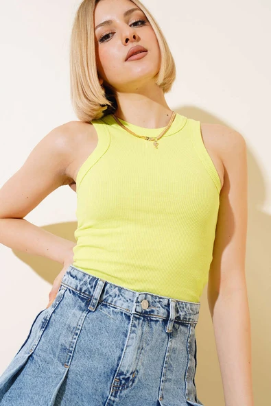 Biyeli Body Neon Yeşil - 1