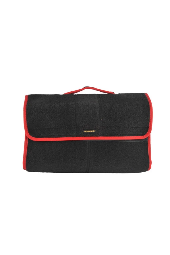 Maxi Araç Bagaj Organizer Bagaj Düzenleyici Çanta Kırmızı Kenarlı ürün görseli