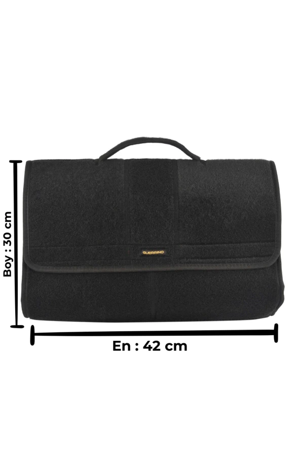 Maxi Araç Bagaj Organizer Bagaj Düzenleyici Çanta Siyah Kenarlı - Resim 2