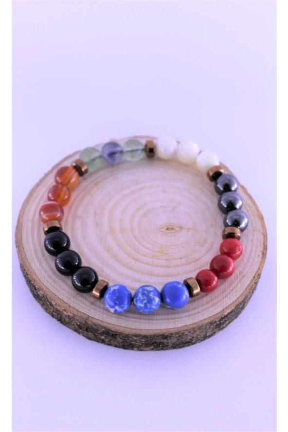 Kova Çakra Doğal Taş Bileklik Birinci Kalite Taş Kova Burcu