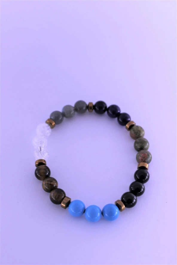 Akrep Çakra Doğal Taş Bileklik Birinci Kalite Taş Akrep Burcu - 2