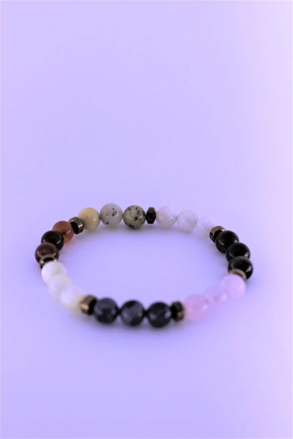 Yengeç Çakra Doğal Taş Bileklik Birinci Kalite Taş Yengeç Burcu - 2