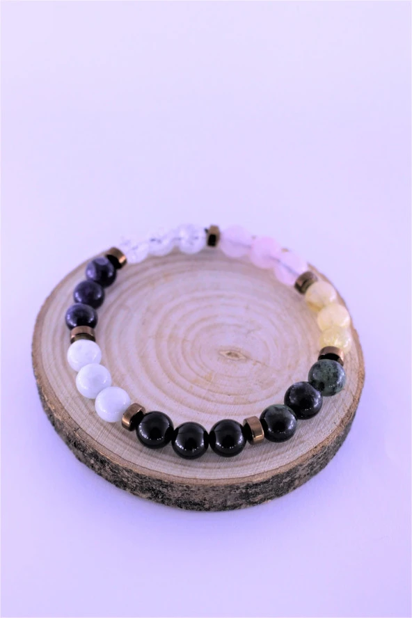 Koç Çakra Doğal Taş Bileklik Gerçek Taş Koç Burcu - 3