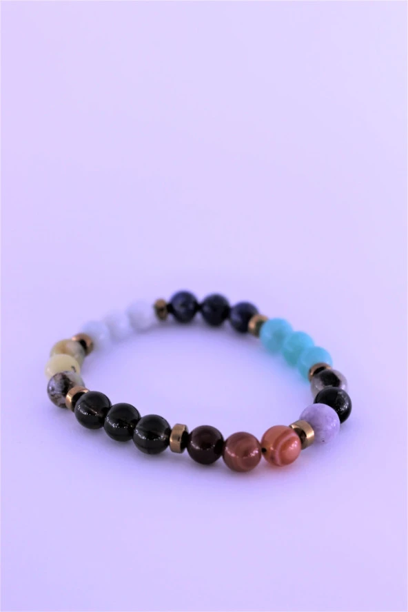 Terazi Çakra Doğal Taş Bileklik Birinci Kalite Taş Terazi Burcu - 2