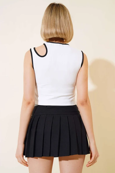 Kaşkorse Bluz Ekru - Resim 3