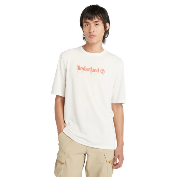 Timberland UV-PROTECTION OUTDOOR GRAPHIC TEE Erkek T-Shirt TB0A5SFXCL61