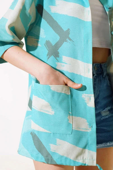 Hakim Yaka Gömlek Petrol Yeşili - 4