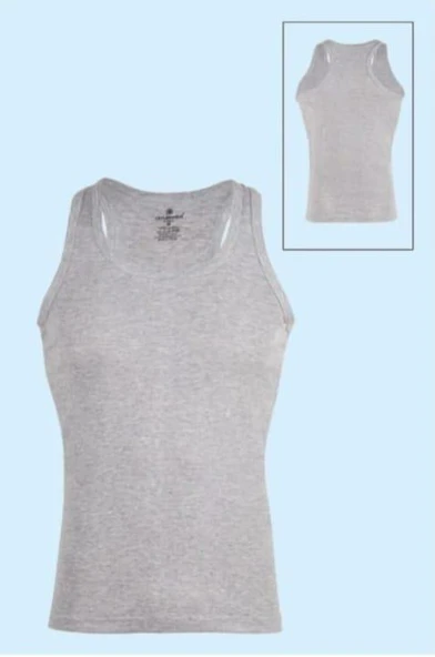 CEYLANOĞLU ERKEK RİBANA SPORCU ATLET 10 ADET  BEYAZ S - Resim 5