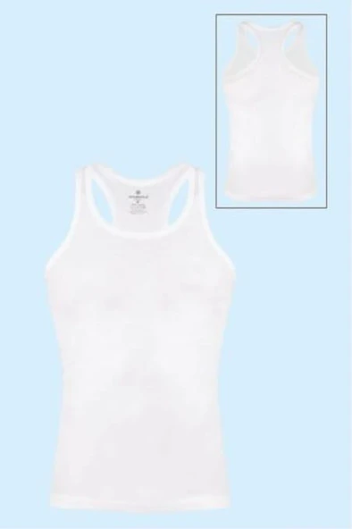 CEYLANOĞLU ERKEK RİBANA SPORCU ATLET TEKLİ  S GRİ - Resim 2