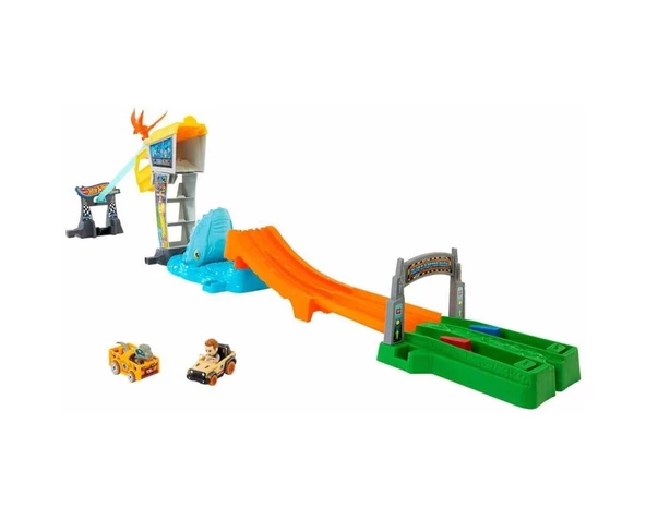 Hot Wheels Racer Verse Jurassic World Pist HTP12 Lisanslı Ürün - 4