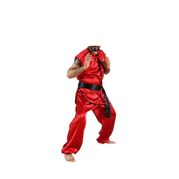 Dosmai Sıfır Kol Wushu Nançuan Elbisesi Kırmızı VS111