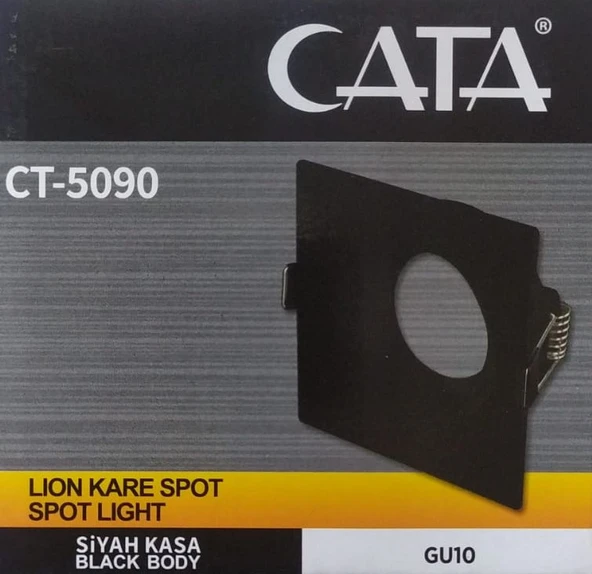 Cata Ct-5090 Lion Siyah Kasa Kare Spot