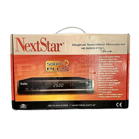 Nextstar Dijital Uydu Alıcısı YE-5000 FTA Plus+ ! Teşhir ! Temiz Ve Garantili